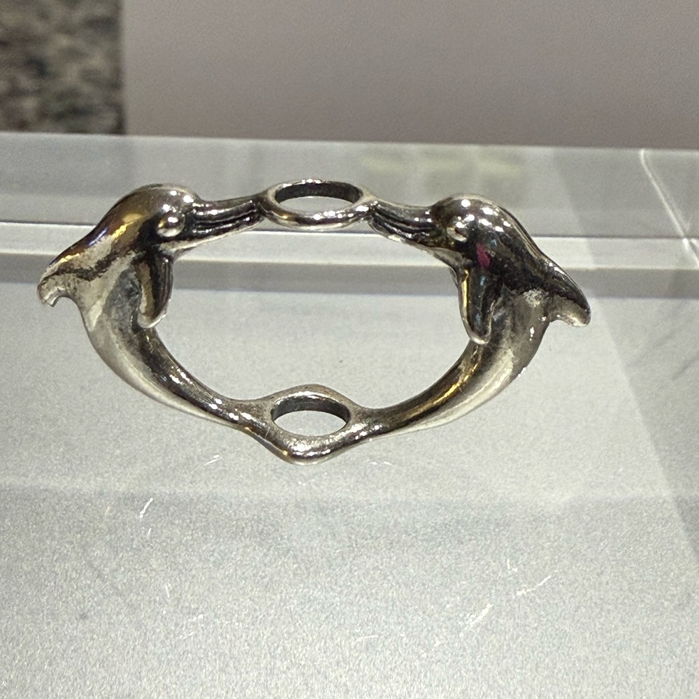Retired Trollbeads Dolphin Pendant TAGPE-00007